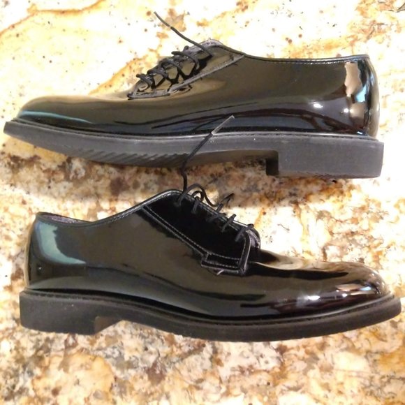 Bates Black Mens High Gloss Oxford main image 5